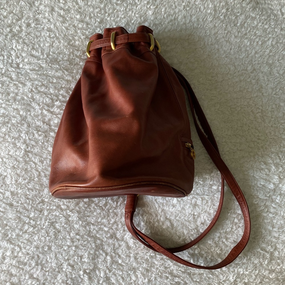 Talbots Faux Leather Bucket Bag